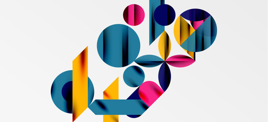 Geometric neo patterns. Abstract background for covers, banners, flyers and posters and other templates