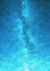 海中から見た空