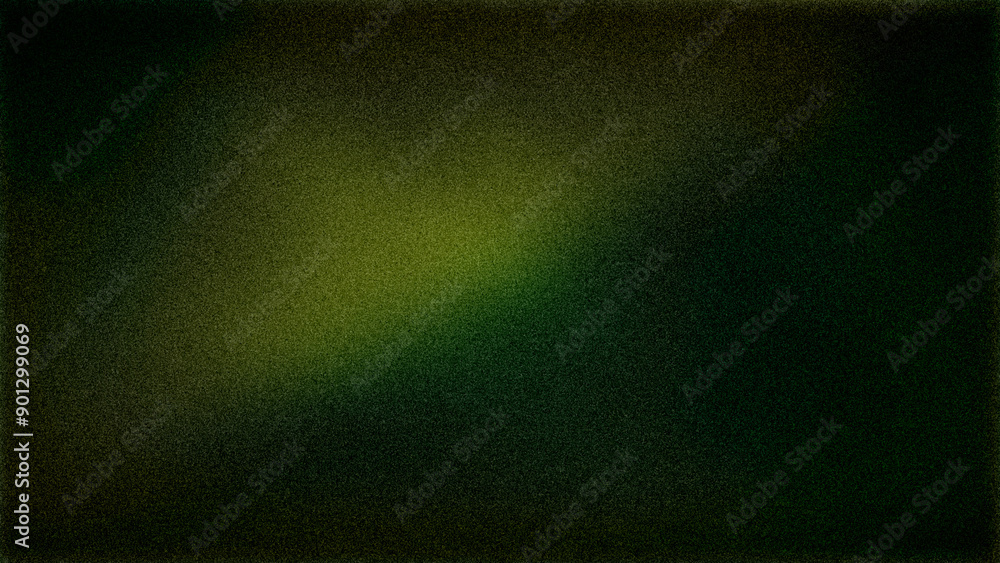 Wall mural abstract gradient background featuring a blend of dark green and yellow hues, creating a smooth and 