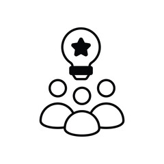 Inspiration vector icon