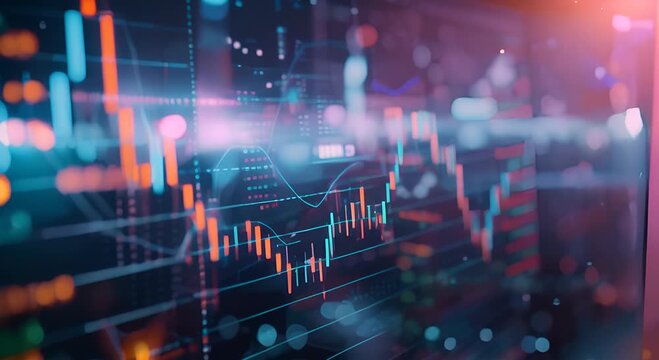 Abstract Financial Data Visualization