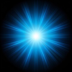 black background with bright blue color