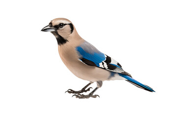 Obraz premium Modern jay bird illustration isolated on transparent background for nature and wildlife digital design projects