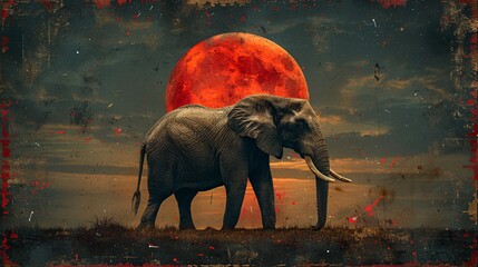 elephant in the zoo