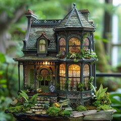Fototapeta premium Miniature HOME Model, Real estate business house