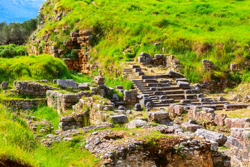 ancient Sparta ruins, Peloponnese, Greece