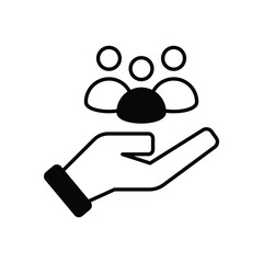 Supportive Community vector icon