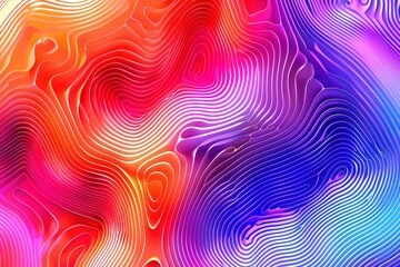 Abstract background with swirling lines in colorfull background ,contour abstract generative ai
