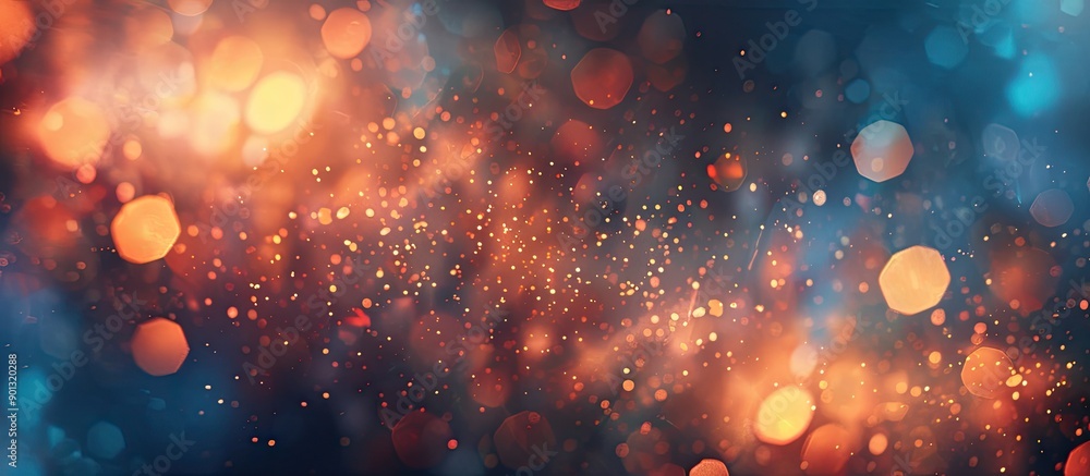 Poster light bokeh background with an abstract texture ideal for copy space image