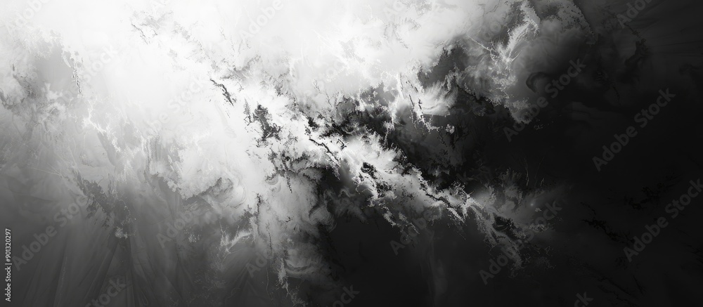 Poster Aesthetic abstract backdrop in shades of black white and gray for use as an advertising background or wallpaper with plenty of copy space image