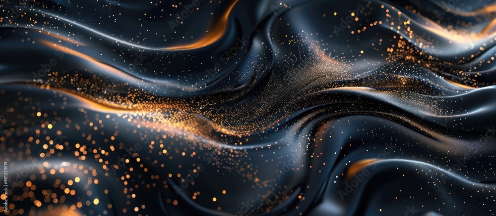 Poster contemporary luxurious abstract design with creative photography and ample copy space image
