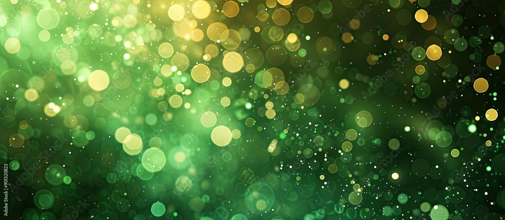 Poster green abstract background perfect for christmas with copy space image