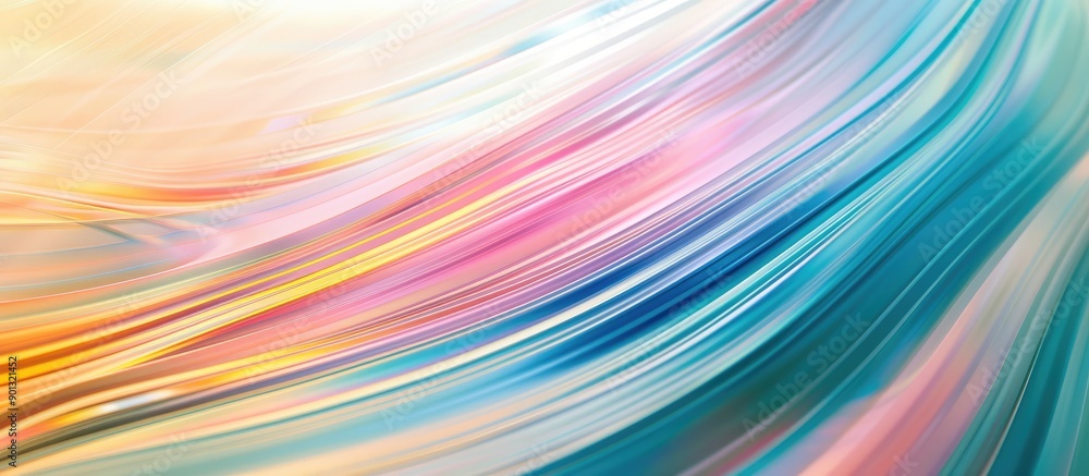 Fototapete colorful lines create a light abstract gradient motion blur backdrop ideal as a wallpaper with copy 