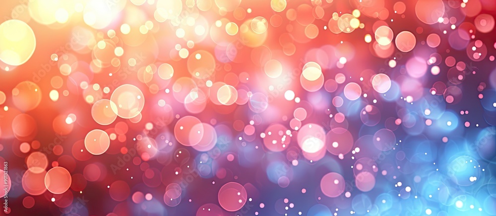 Poster a background image with a blurred bokeh effect for copy space image