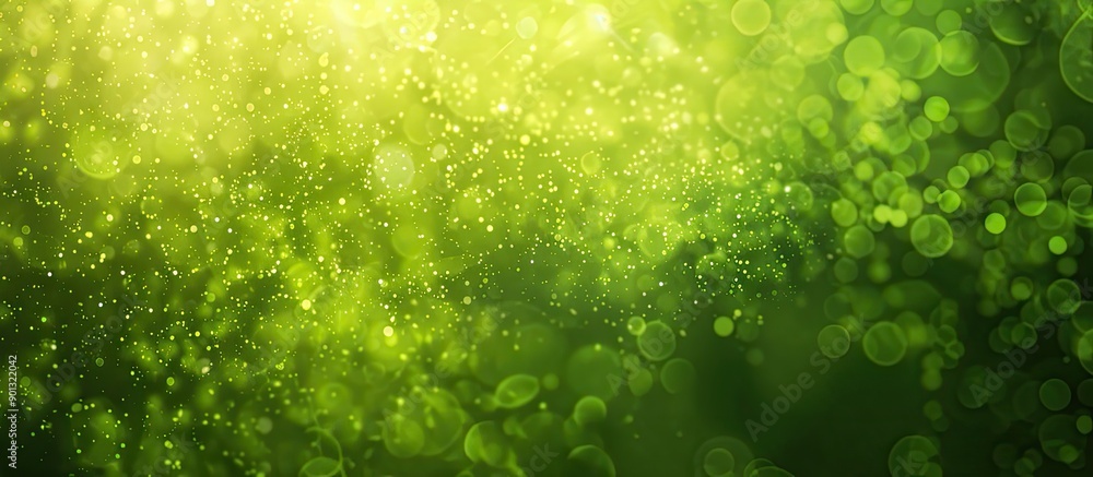 Aufkleber abstract green texture for a background with blurred elements providing a defocused green backdrop b