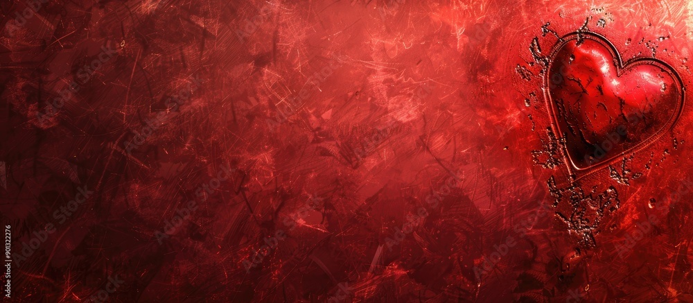 Poster background with a heart themed texture ideal for adding text or graphics with copy space image
