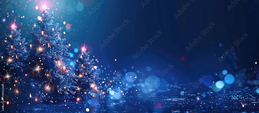 Poster abstract new year background with fireworks and space for text perfect for a copy space image