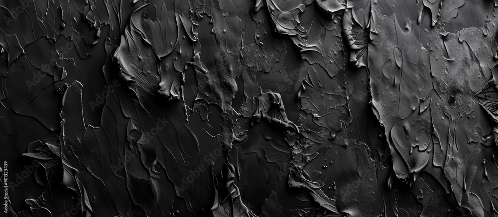 Aufkleber Black textured abstract background with copy space image