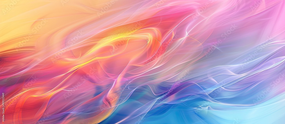 Poster dynamic abstract texture with motion elements creating a visually captivating copy space image
