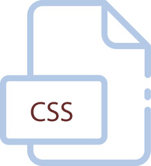 Obraz premium CSS ip file icon