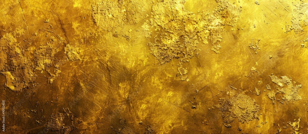 Leinwandbilder golden yellow texture creating a luxurious background with ample copy space image available