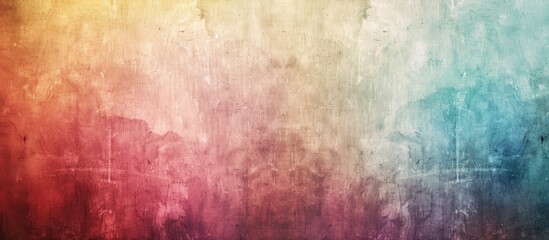 Fototapeta premium Retro wall background with watercolor effect and a shadow ideal for any copy space image