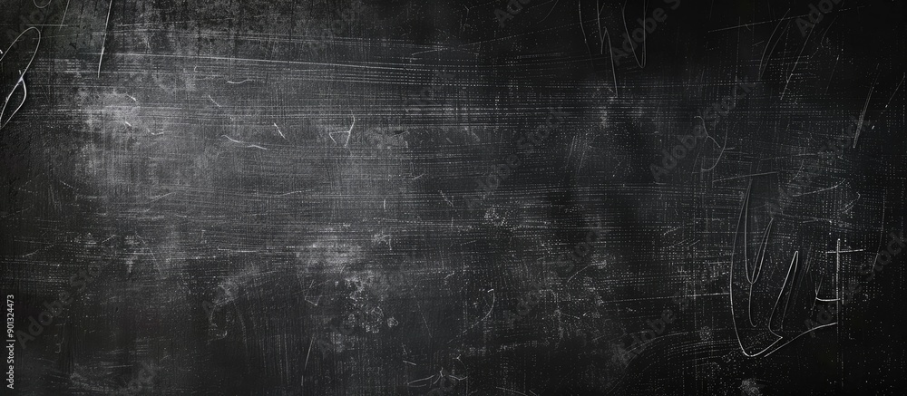 Fototapete an abstract blackboard with chalk marks is ideal as a background for adding text or graphics due to 
