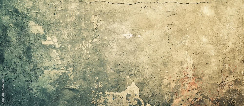 Fototapete retro style artwork design featuring a vintage or grungy natural cement texture as a wall pattern wi