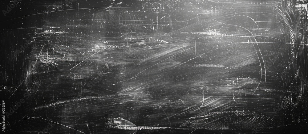 Poster chalk smudged on blackboard as a textured background for adding copy space images or graphics