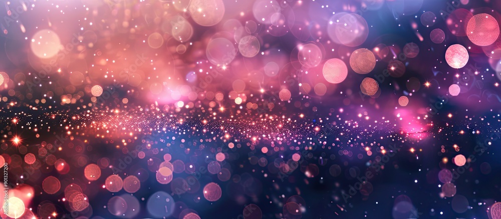 Fototapete exquisite abstract background featuring bokeh lights stars and ample copy space image