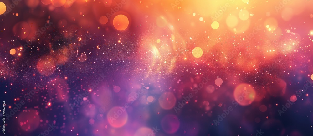 Fototapete exquisite abstract background featuring bokeh lights stars and ample copy space image
