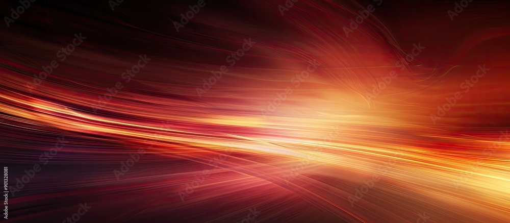 Poster Creative background design with horizontal motion blur for copy space image