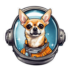 Astronaut Space Dog Chihuahua