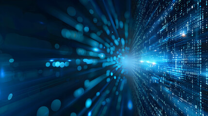 Abstract technology big data background concept . Generative Ai.