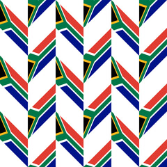 Fototapeta premium south africa flag pattern chevron background. vector illustration