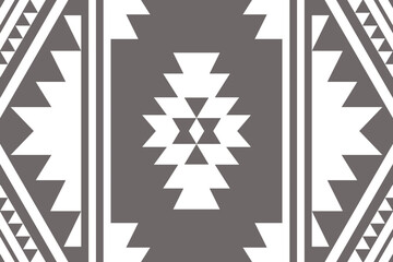 Native pattern american tribal indian ornament pattern geometric ethnic textile texture tribal aztec pattern navajo mexican fabric seamless Vector decoration fashion