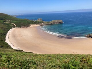beach and sea Torimbia, Asturias, Spain