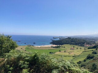 beach and sea Torimbia, Asturias, Spain