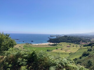 beach and sea Torimbia, Asturias, Spain