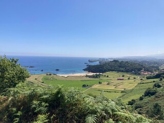 beach and sea Torimbia, Asturias, Spain