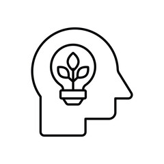Growth Mindset vector icon