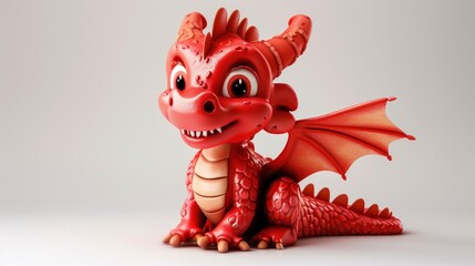 Cute Red Dragon