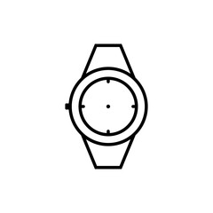 modern stylish wristwatch logo design