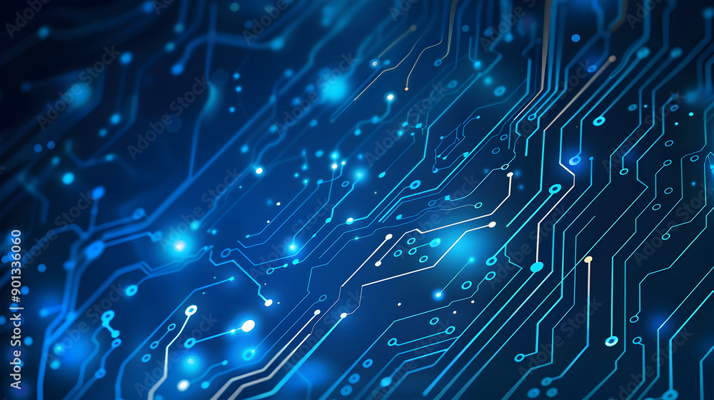Poster background for an information technology. generative ai.
