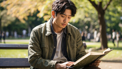 portrait of Japanese man