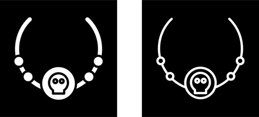 Pirate Necklace Vector Icon