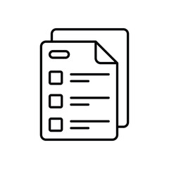 Action Plan vector icon