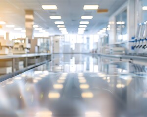 blurred laboratory background