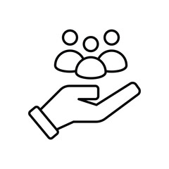 Supportive Community vector icon