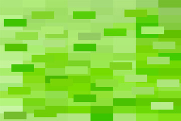 Mosaic green pixel background with scattered overlay pattern. Gradient abstract tile background. 